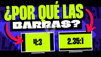 La curiosa -RAZON- de las BARRAS NEGRAS en las PANTALLAS